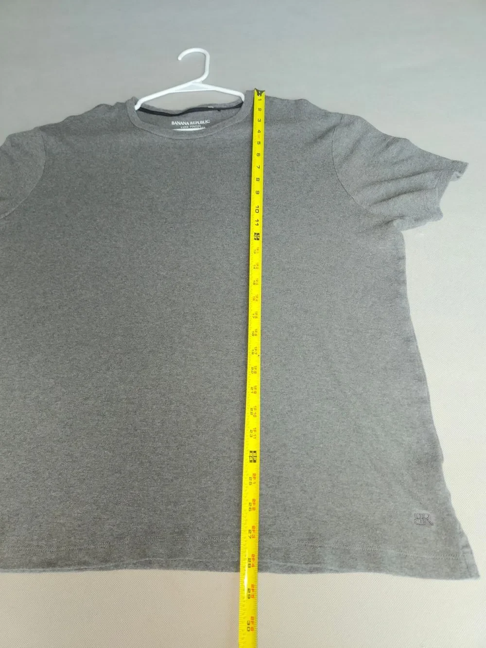 Banana Republic Luxe Touch Performance Gray T-Shirt Men's Size XXL Soft Cotton